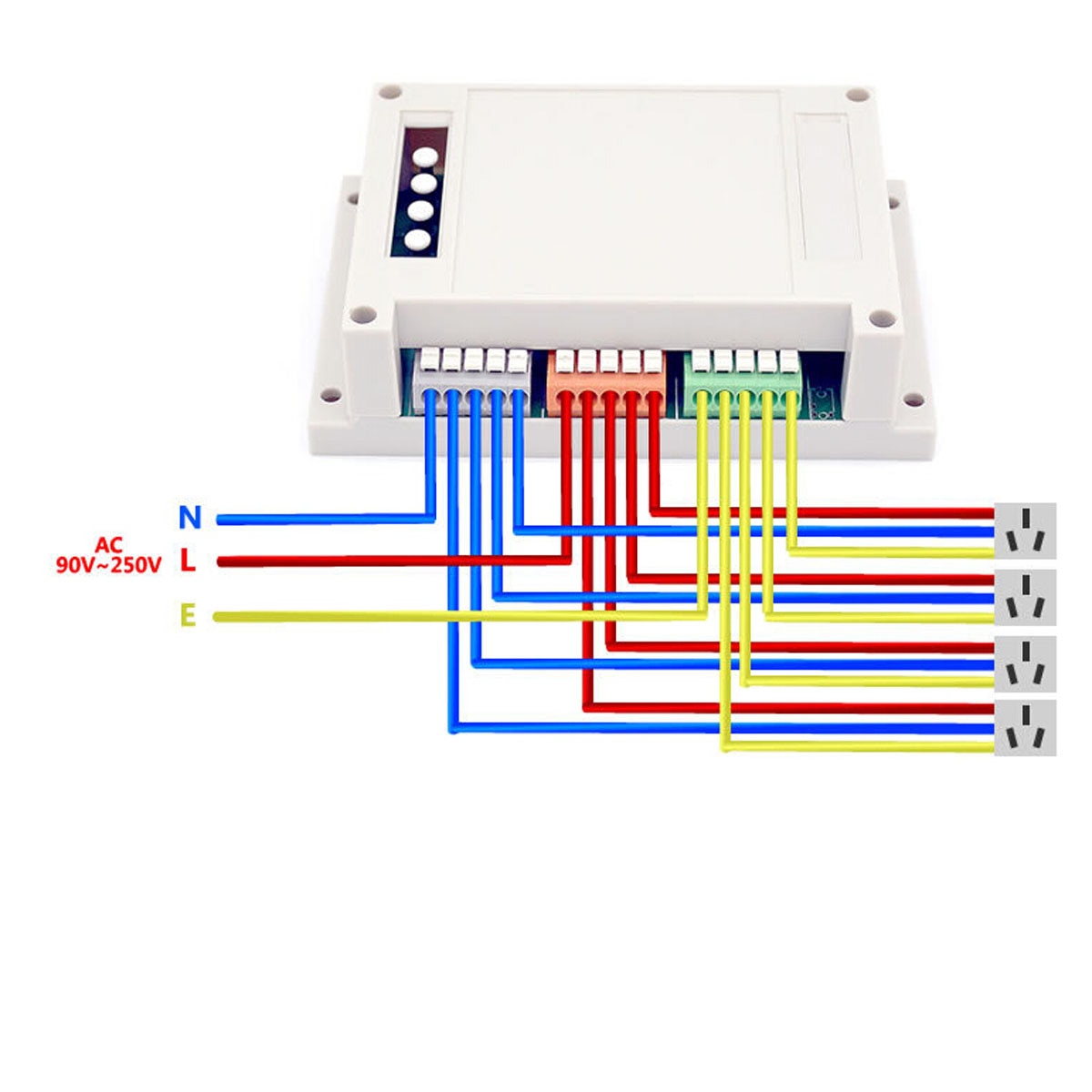 Sonoff 4CH R2 Wireless Multi-kanal WIFI Schalter Unabhängige Fernbedienung Smart Haus Home Automation Modul Controller 220V