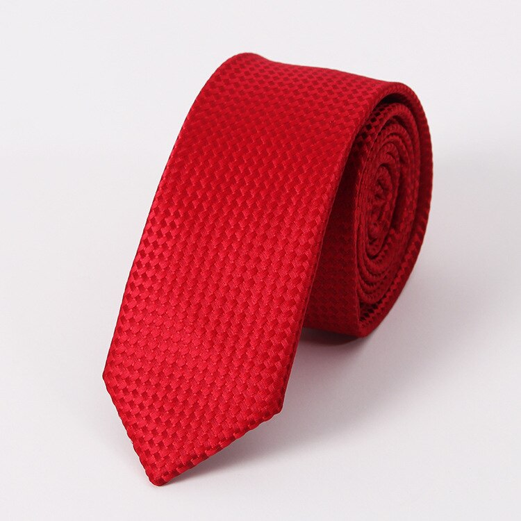 [stedet] mænds formelle forretning afslappet koreansk stil ultra-smal slips polyester jacquard slips en generation af hår: Pt091