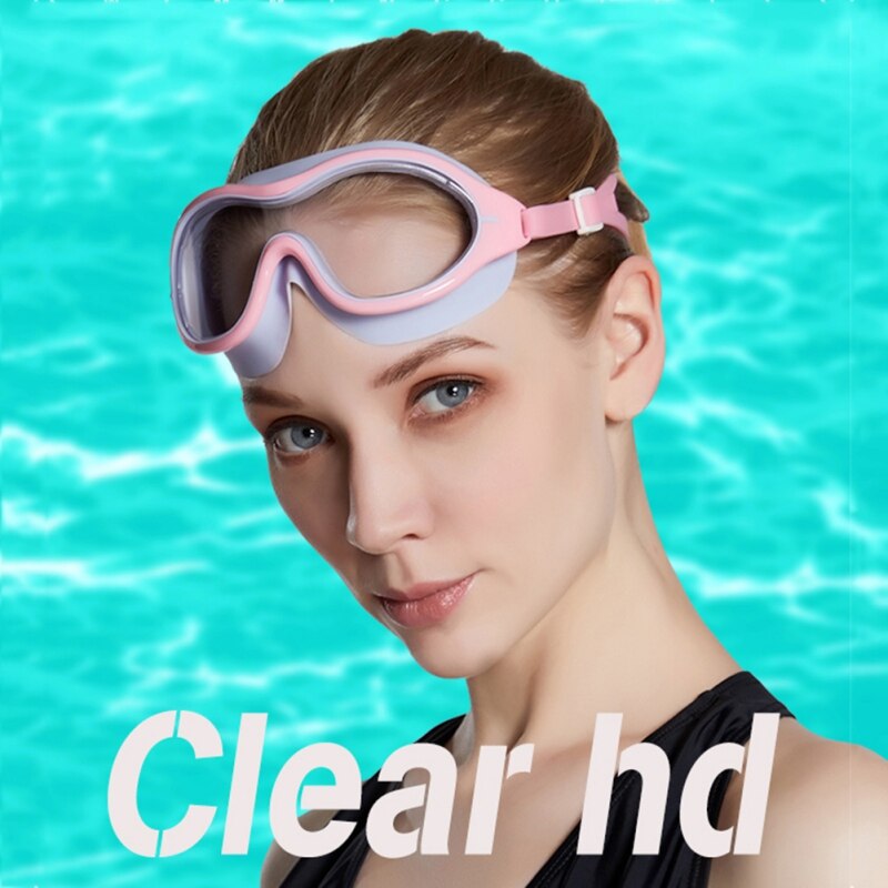 Big Frame Swimming Goggles Adult Eyewear Anti-fog Waterproof Competition Swimming Glass Swim Eyewear Diving Glasses