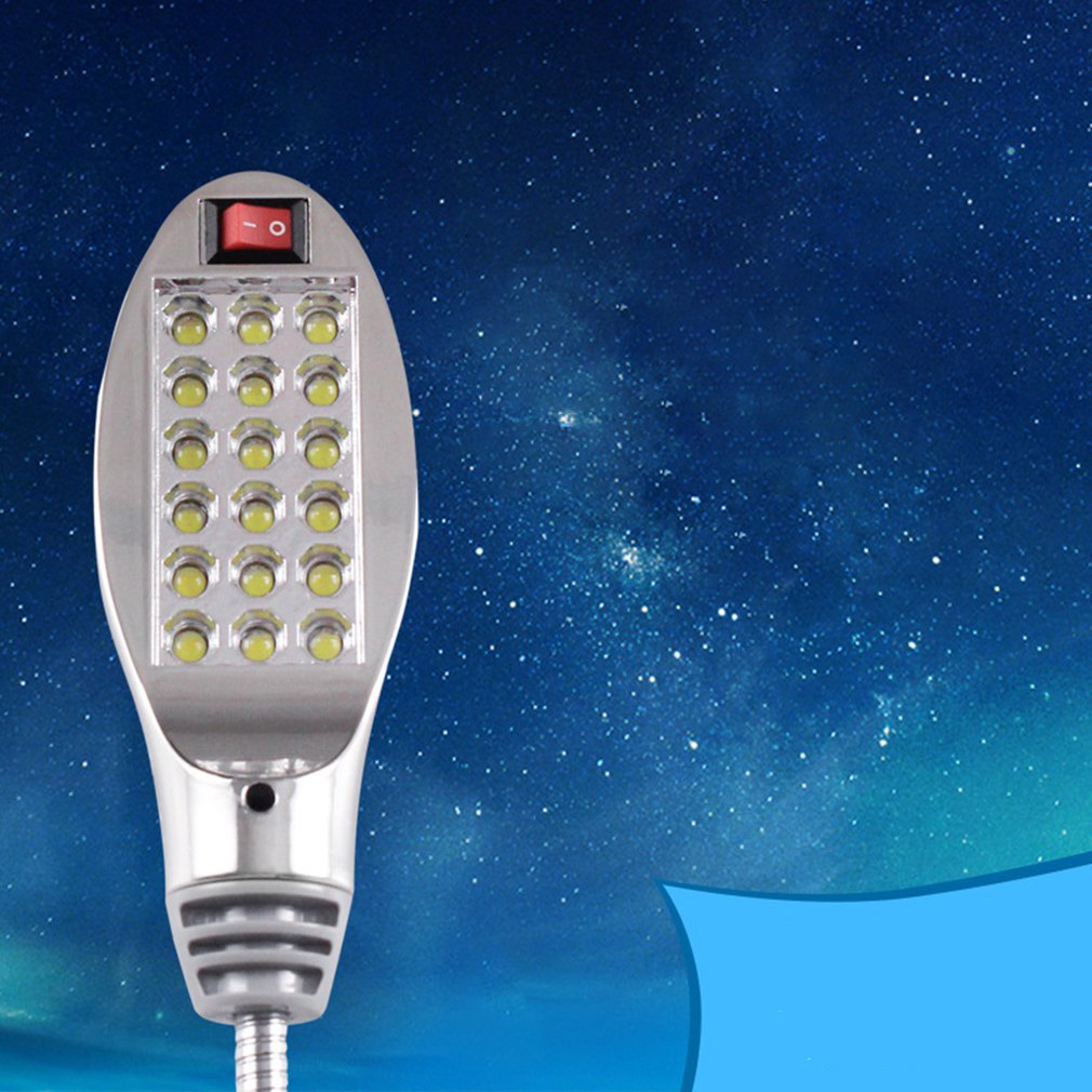 ICOCO Portable Sewing Machine LED Light 12LED Magnetic Mounting Base Gooseneck Lamp For All Sewing Machine
