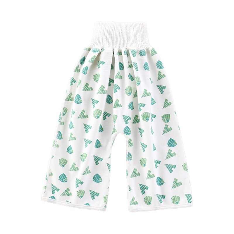 2 in 1 babybleierskjørtshorts vanntett absorberende pottetrening bleiebukser 23gd: 2 / L