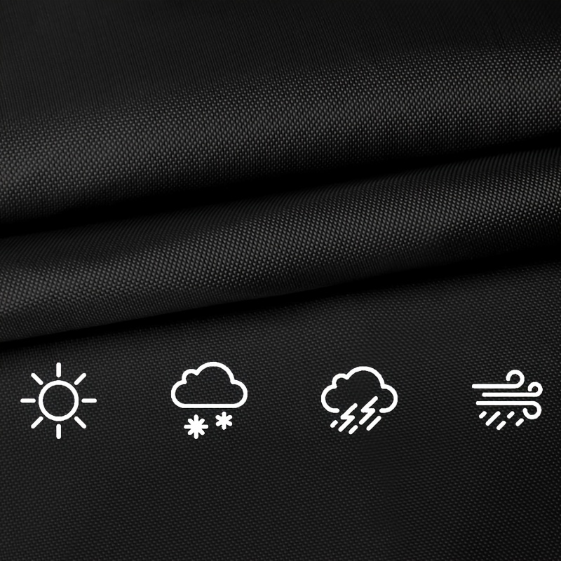 Waterdichte hoes voor tuinmeubilair, 210D Oxford-stof, robuuste vierkante hoes voor terrashangmat en kampeeruitrusting