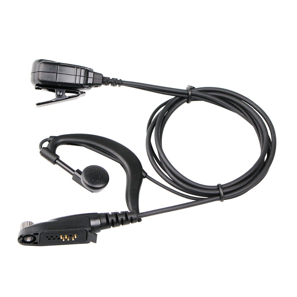 G-Vorm Oorhaak Microfoon Oortelefoon Walkie Talkie Headset Voor Retevis Ailunce HD1/RT648/RT48/RT87/RT83/RT29/RT647/RT47 J9131A