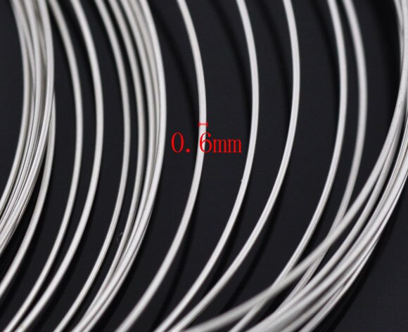 DoreenBeads 200 Loops Alambre de memoria para cuentas para pulsera 55mm (B09062), yiwu