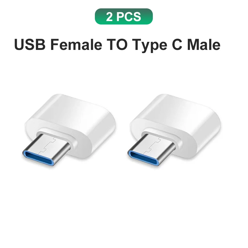 NNBILI OTG USB 3.0 do adaptera typu C typu c żeński na USB męski konwerter dla Macbook Xiaomi Samsung złącze OTG: YELLOW