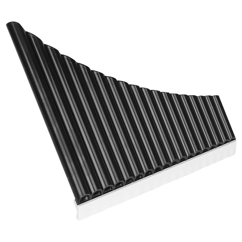 18 Pipes Eco-Friendly Resin C Tone Pan Flute for Beginner, Easy Learning for Woodwind Musical Instruments Lovers