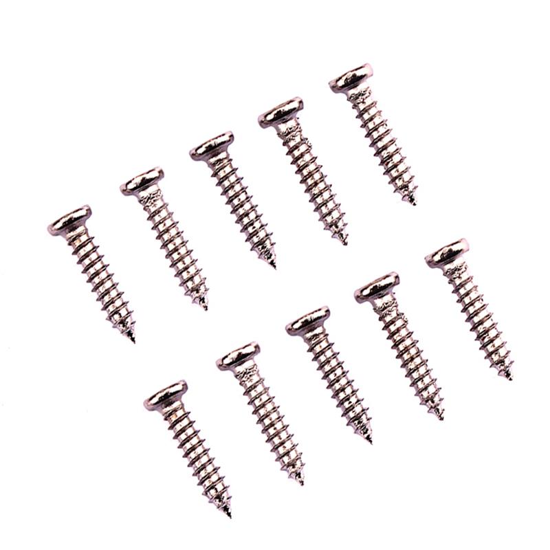 50PCS Tuning Peg Tuning Key Screws Machine Heads Guitar Tuner Mounting Screws for Electric /Acoustic Guitar Bass 11 x 2 mm