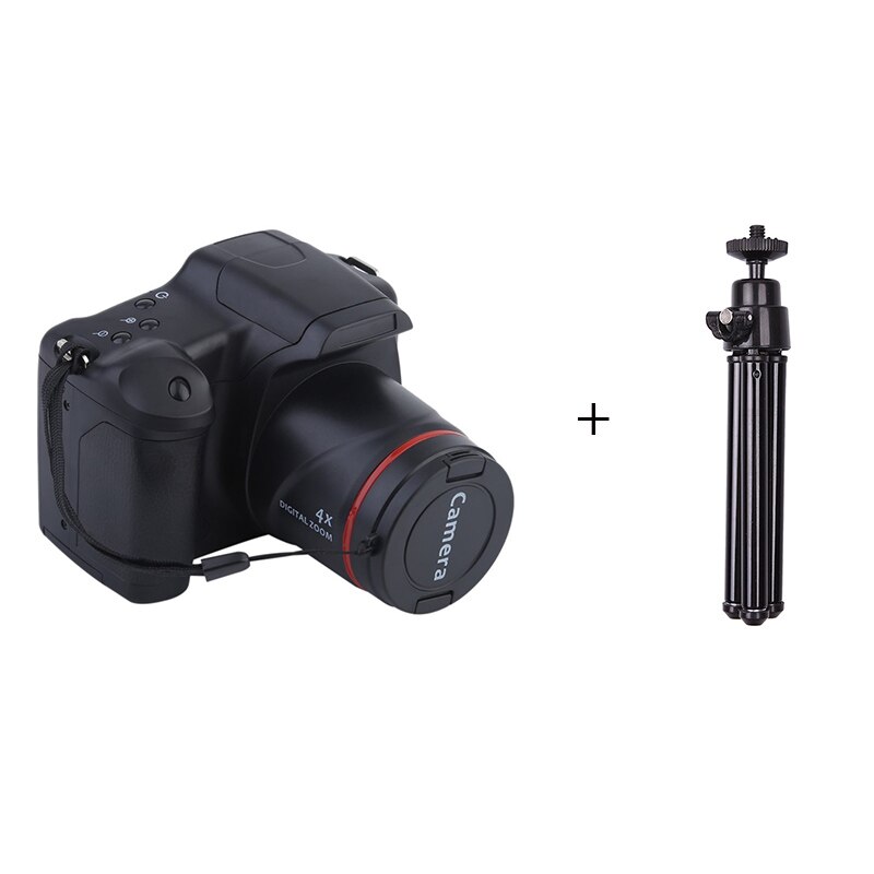 Hd 1080P Video Camcorder Handheld Digitale Camera 16X Digitale Zoom De Video Camcorders Professionele: black with tripod