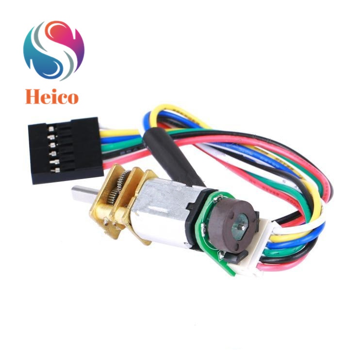N20 DC Geared Motor 3V-12V Mini Micro Full Metal Reducer Motor With Hall Encoder Speed for DIY Robot Smart Car Kit