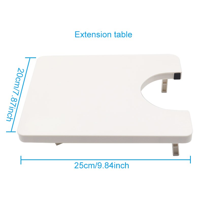 Mini Portable Electric SEWING Machine Night Light Household Straight Foot Pedal Multifunction EU Plug Sewing Machine Table: EU and table