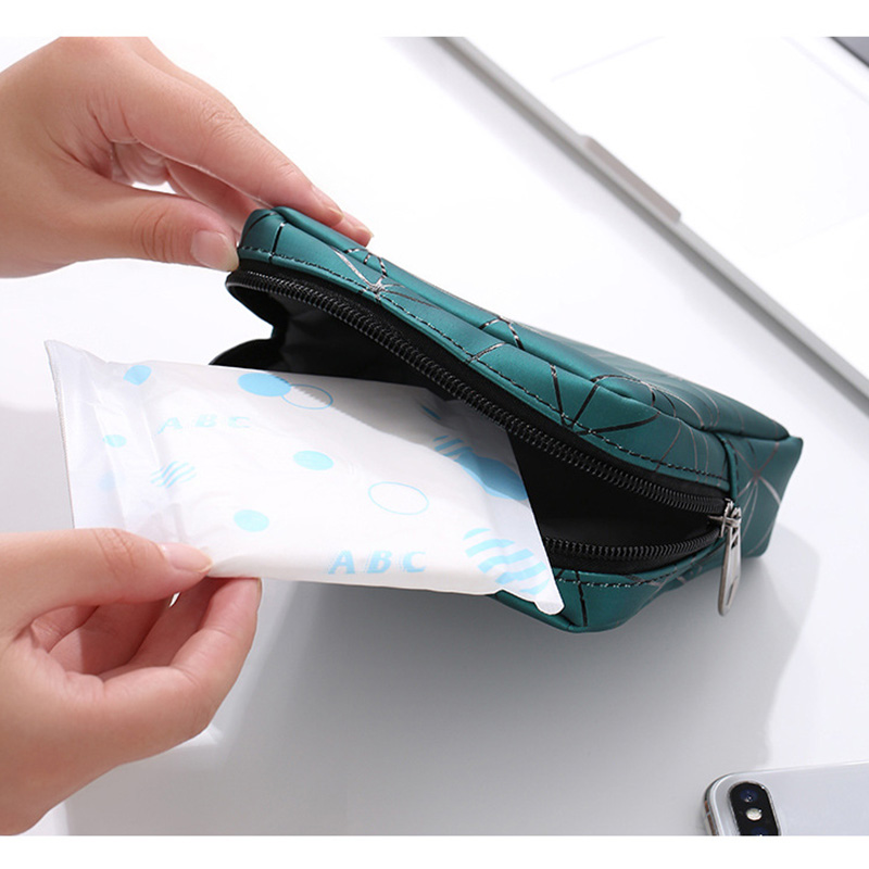 Multifunctional Sanitary Pad Bags Reusable Napkin Organizer Women Pad Pouch Bags Portable Makeup Bags