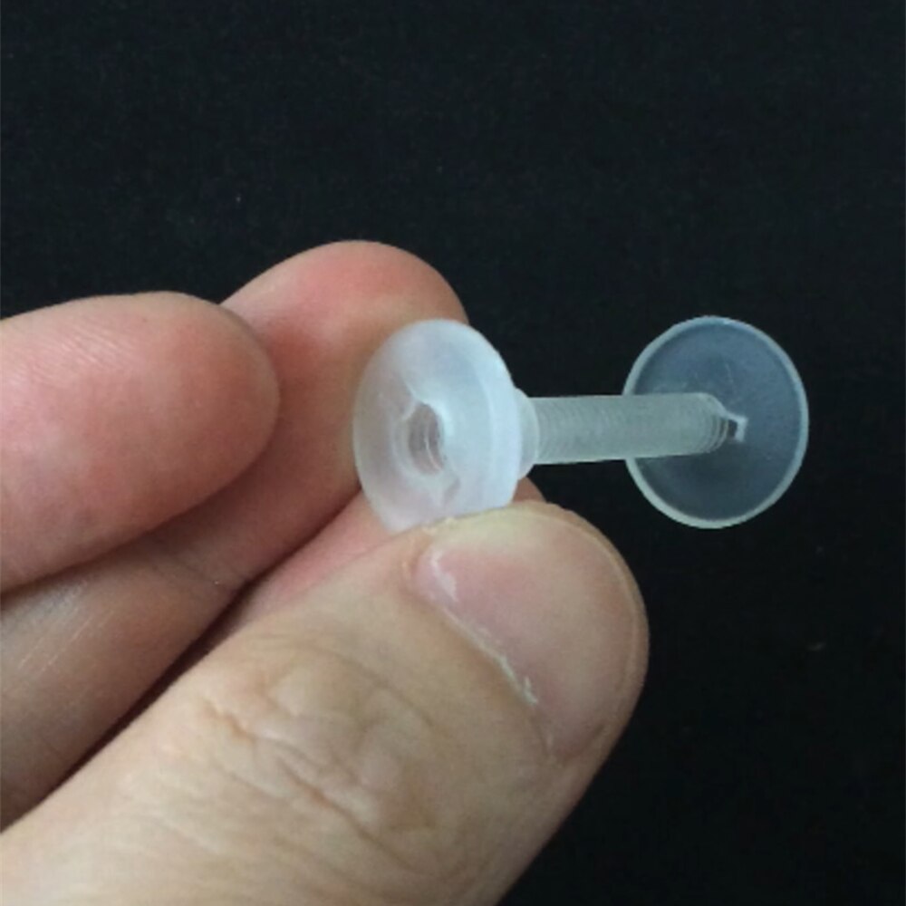 Plastic Screw Nut Pp Paper Shelf Ordinary Laminate Connector 5mm Diameter Injection Molding Fastening Screw Adapting Piece