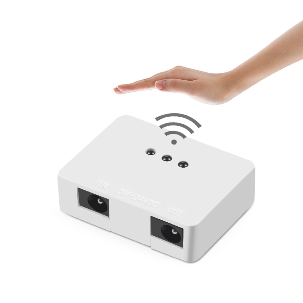 Dimmer Hand Motion Switch Hand Sweep Sensor 5A 12V/24V Light Switch for LED Strip DIY Kitchen Lights LED Strip Light Accessories