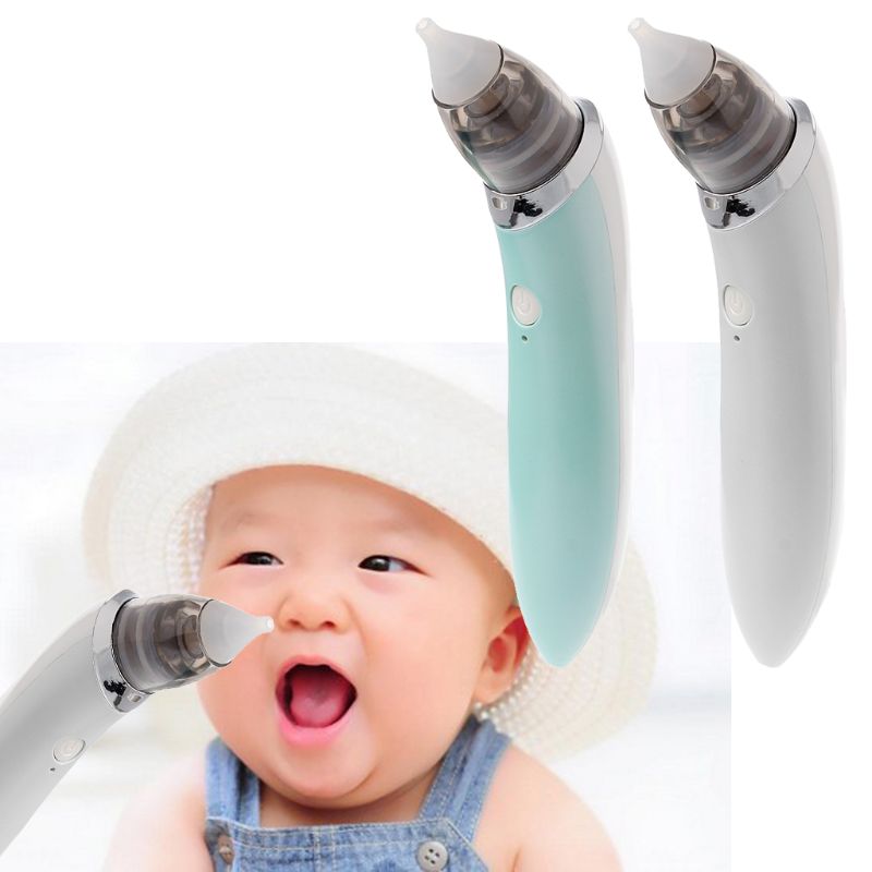 Baby Neuszuiger Elektrische Veilige Hygiënische Neus Cleaner Met 2 Maten Van Neus Tips En Orale Snot Sucker Voor Pasgeborenen jongen Meisjes