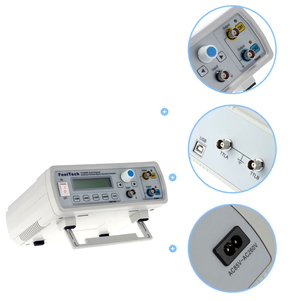 mini Digital signal generator DDS Dual-channel Fun... – Vicedeal