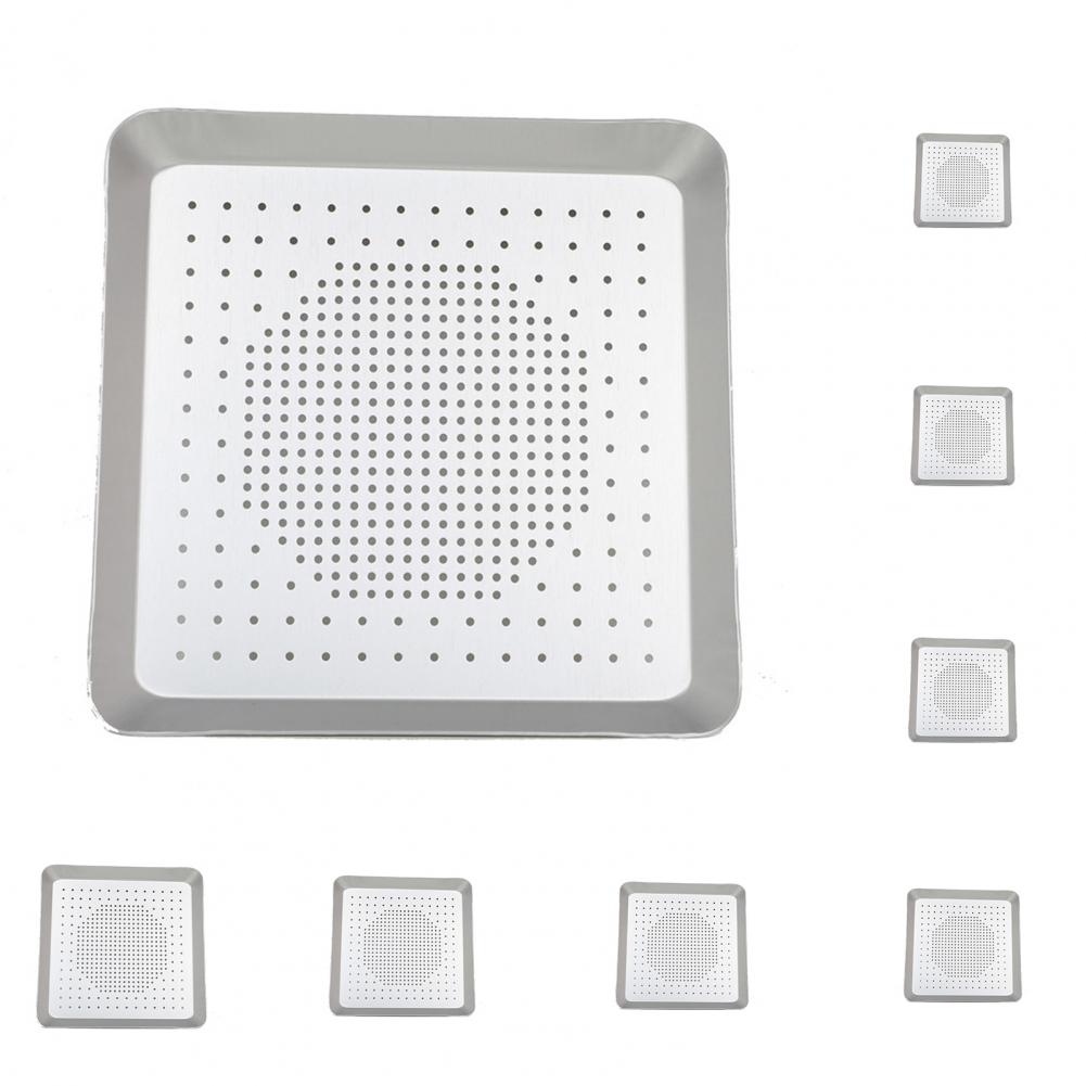 8/9/10/12/13/14/15/16 Inchs Square Pizza Pans Aluminium Alloy Tray Non-Stick Baking Tool Pizza Bakeware Mould Pan Kitchen Tools