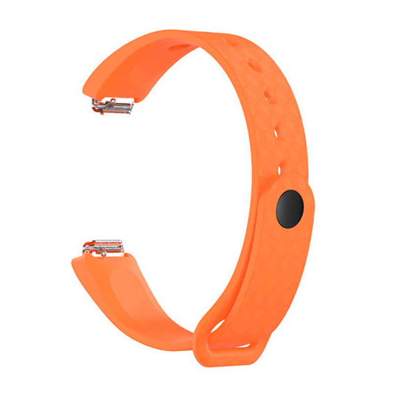 Silikonowy pasek do zegarka dla Fitbit inspirować inspirować HR Ace2 śledzenie aktywności opaska na nadgarstek bransoletka inteligentny zegarek na rękę opaska akcesoria: orange / L