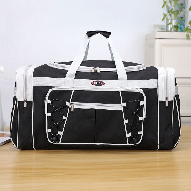 Grote Capaciteit Mannen Reistas Weekend Vrouwen Waterdichte Polyester Hand Bagage Grote Zak Mannelijke Reizen Duffle Zakken Verpakking cubes: G Travel bag