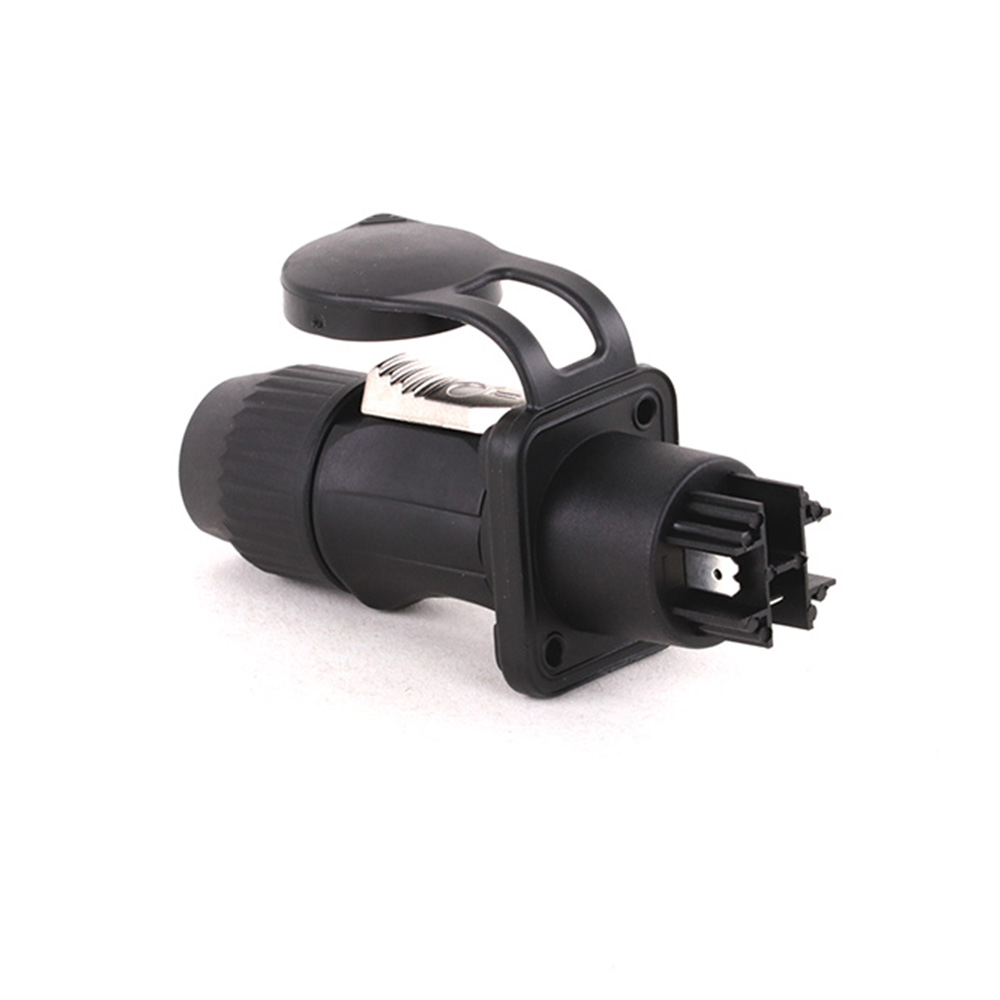 2pcs 3Pins IP65 Waterproof Locking Powercon Connector 20A 250V Power Male Plug or Female Chassis Socket Connector