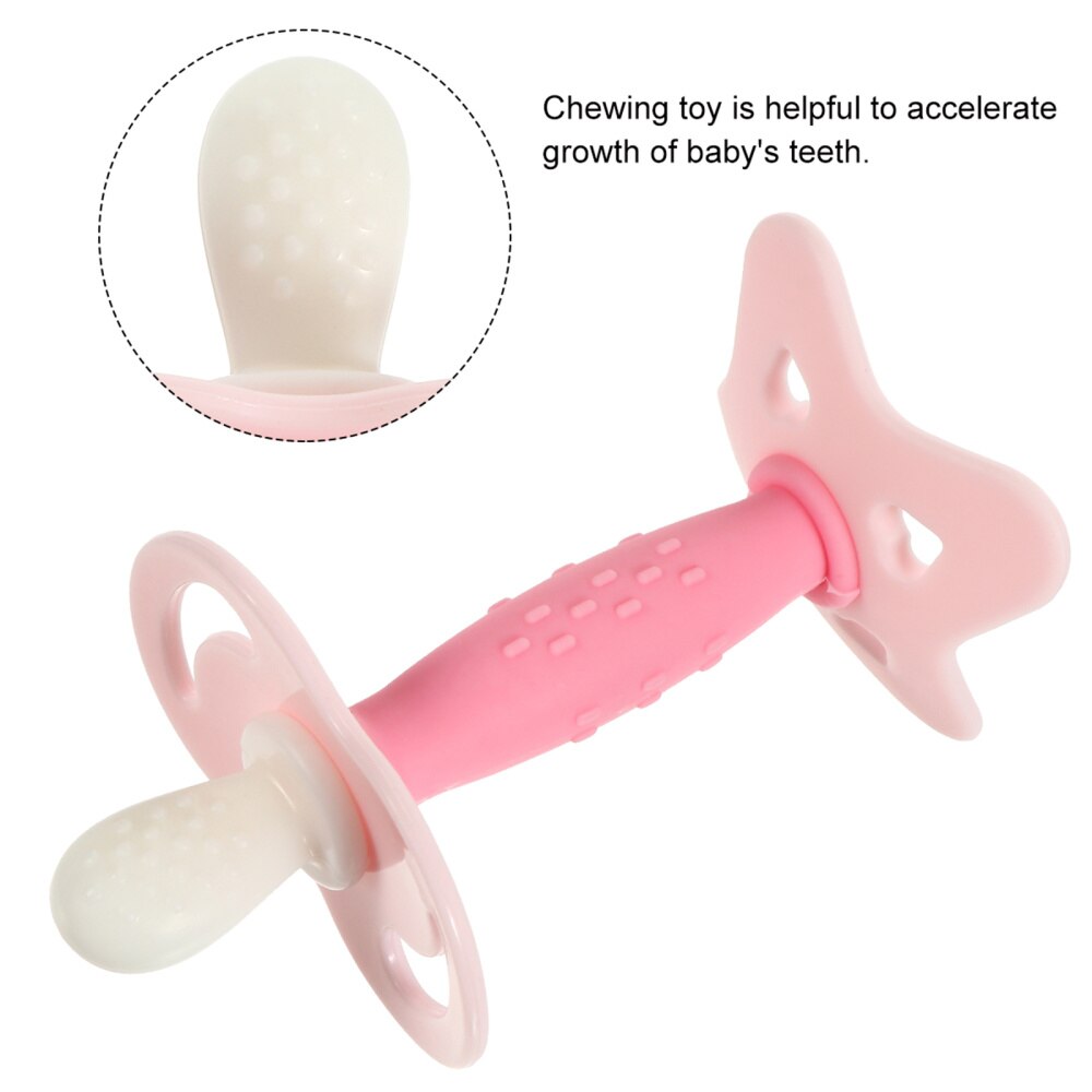 1Pc massaggiagengive leggero portatile in silicone giocattolo per dentizione per bambini denti molari per asta giocattolo per macinazione per bambini piccoli