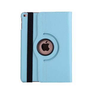 360 Graden Rotatie Case voor Apple iPad 234 Flip PU Leather Stand Smart Case Cover voor iPad 2 iPad 3 iPad 4 Tablet Gevallen: Sky Blue