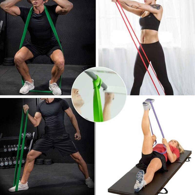 Bandes de résistance élastiques pour la gymnastique et le Yoga, équipement d'entraînement pour la force