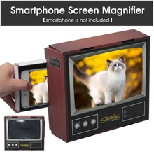 Versterker Screen Vergrootglas Opvouwbare Desktop Holder Verstelbare Kleine Tv Mobiele Telefoon Video Expander Auto Telefoon Houder