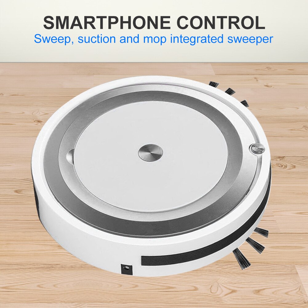 3 in 1 Multifunctional Auto Robot Floor Cleaner Mop Sweeping Vacuum Cleaner Rechargeable Dry Wet Mop Strong Suction Home Clean