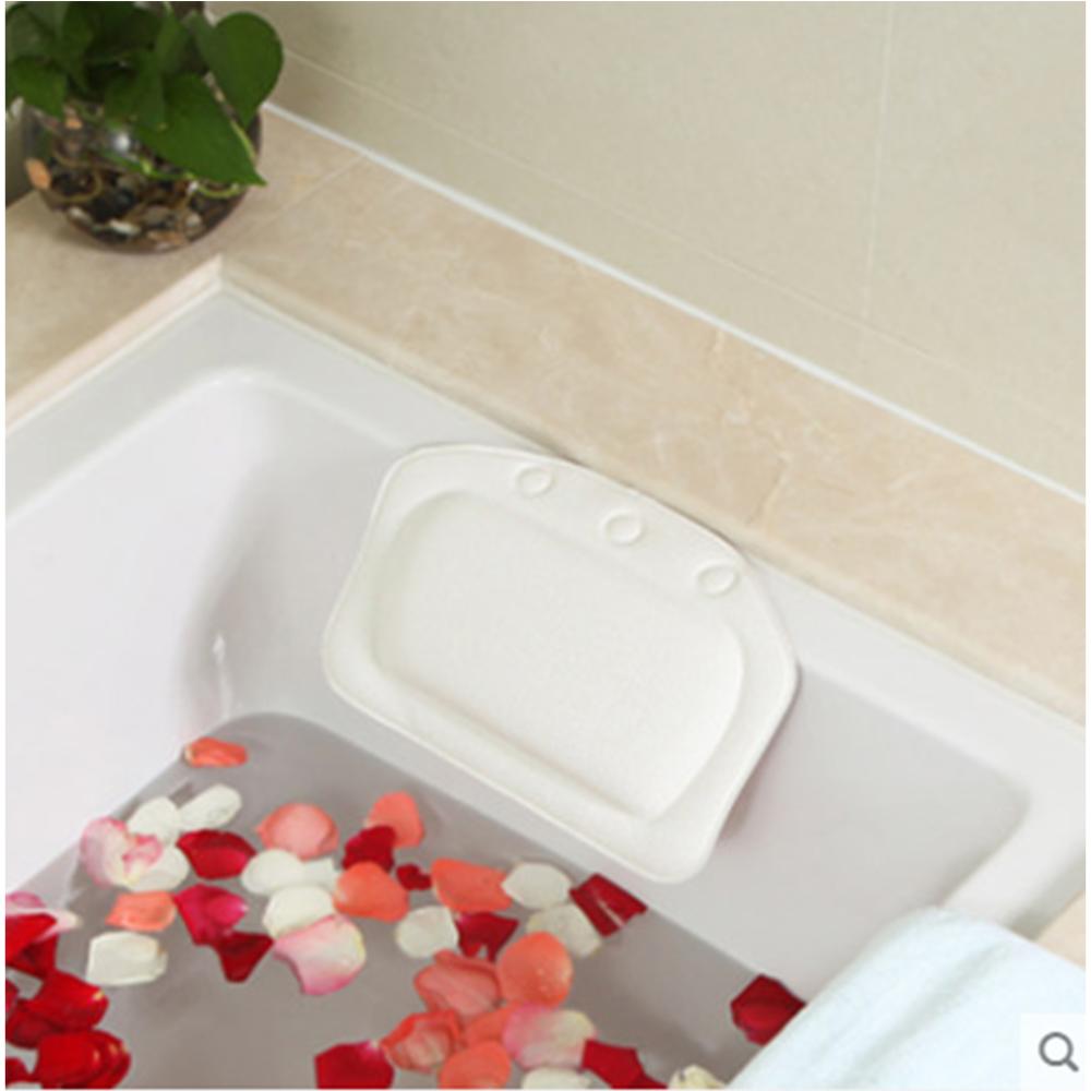 Da Espuma do PVC Banheira Banheira De HIDROMASSAGEM Travesseiro Casa Travesseiro Pescoço Almofada Banheira Encosto De Cabeça Macio Ventosa Banheira Travesseiro Acessórios Do Banheiro: 39