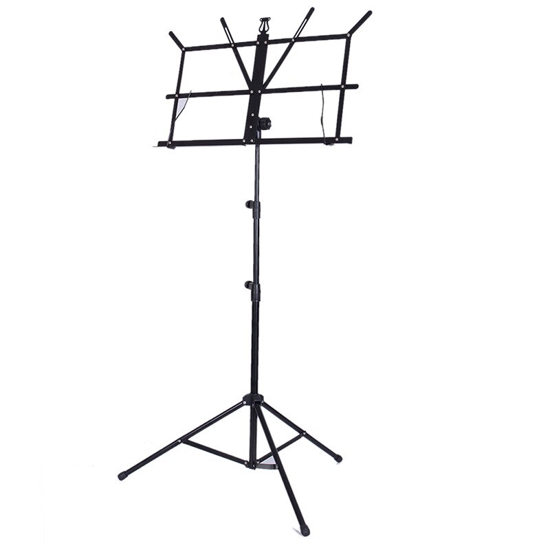 Foldable Music Sheet Tripod Stand Metal Music Stand Holder with Waterproof Carry Bag 7 Colors Guitar Parts & Accessories