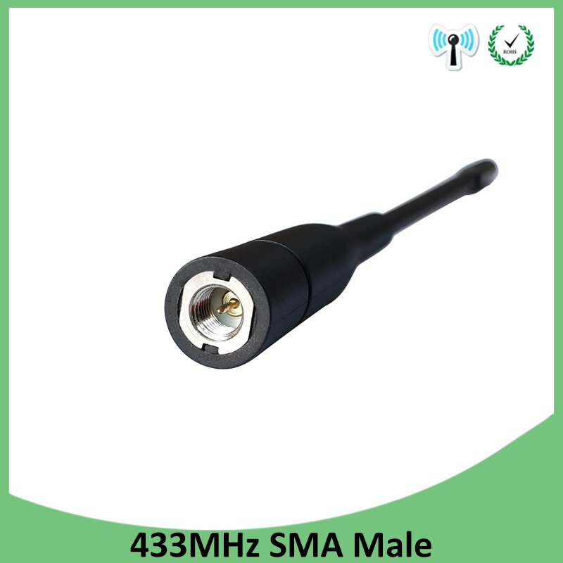 Antenne de connecteur mâle SMA 433 MHz, antenne directionnelle 433 m IOT étanche pour talkie-walkie sans fil