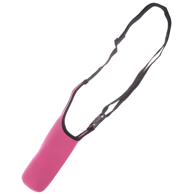 1pc värmeisolerande vattenflaska lock väska bärare med snäppspänne rep rem: Rs