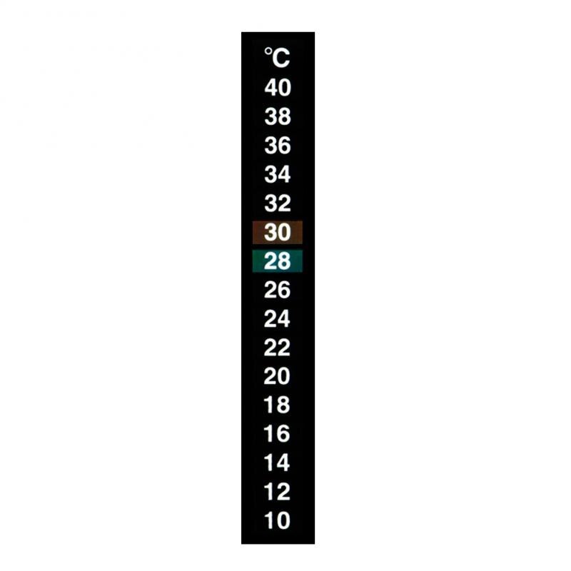 Autocollant de température d'aquarium LCD collé sur le ruban thermomètre plat sur la fenêtre en verre des outils de température du réservoir de poissons: Default Title