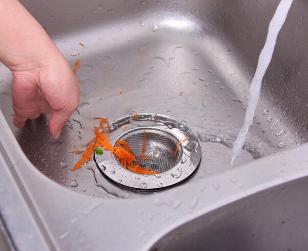 Badeværelsesvaskfilter rustfrit stål kloak badeværelsesafløbsvaskefiltre filtre mod tilstopning af gulvafløbsnet