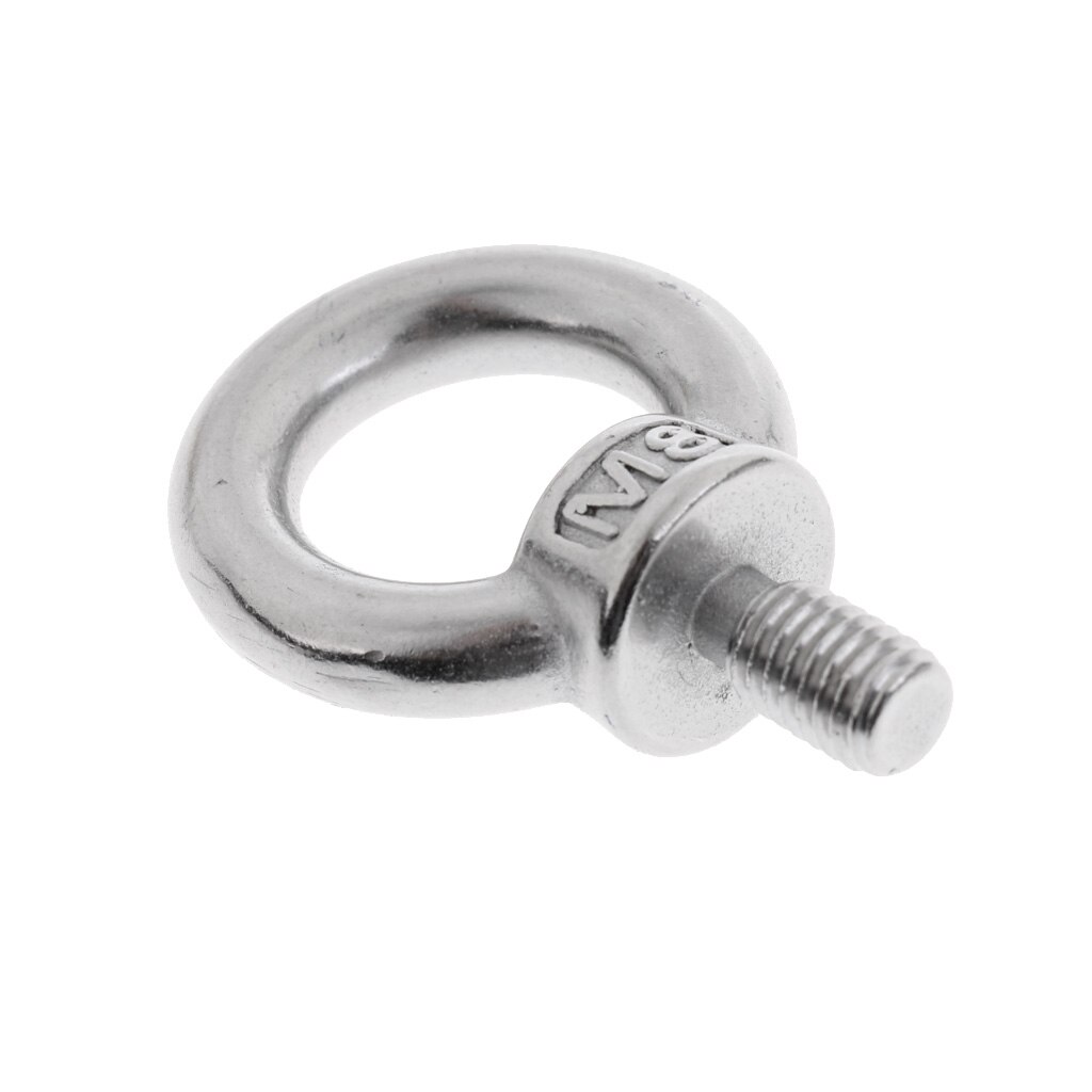 304 Stainless Steel Lifting Eye Bolt - Din 580- Ring Screw Bolt M6/ M8/ M10/ M12/ M14/ M16/ M18/ M20