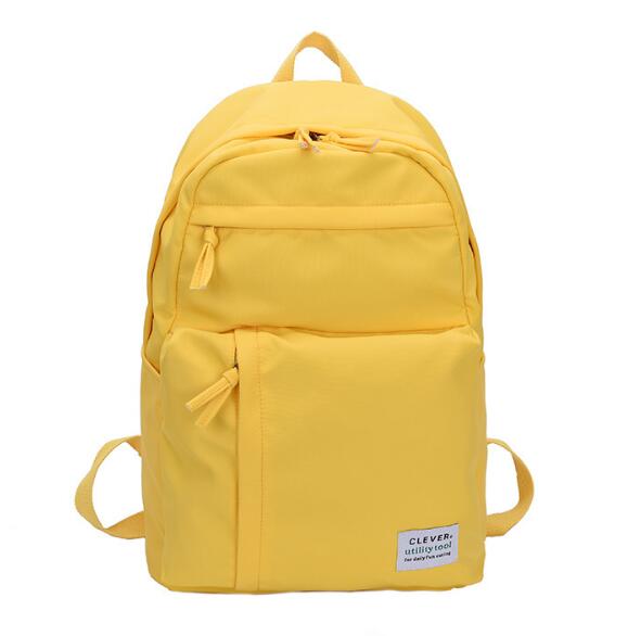 Chuwanglin unsiex multifuncional mochila oxford lazer saco de viagem ao ar livre mochilas alta capacidade sacos para portátil f61204: YELLOW