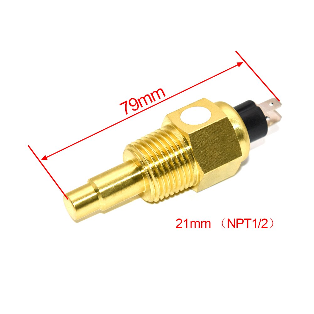 14mm 17mm 21mm Universal Water Temperature Sensor Diesel Engine With Temp Alarm For Car Auto Truck Racing Water Temp Gauge: 1PC 21MM