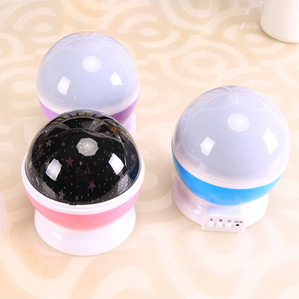 Night Light Starry Sky Lamp Projection Lamp Dream Romantic Rotating Dazzling Girls Bedroom Decoration Starry Sky Lamp Children