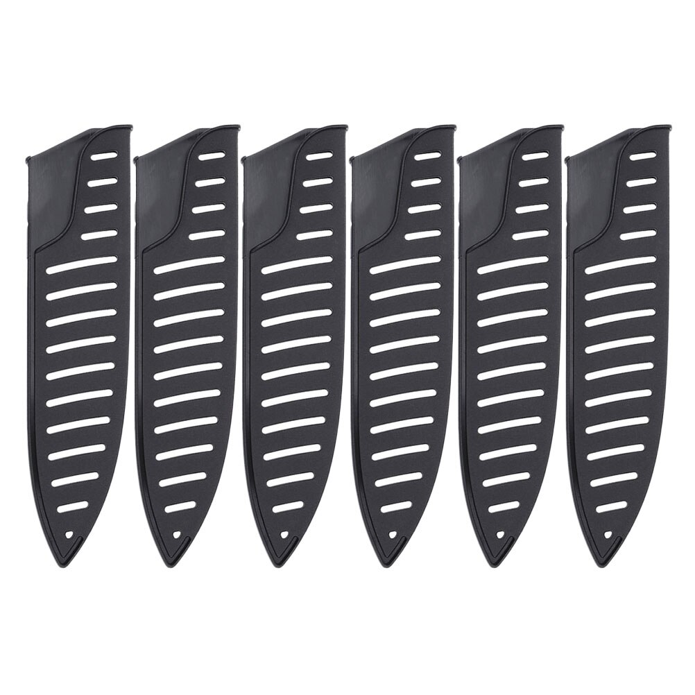 6Stck Plastik Messer Abdeckungen Messer Beschützer Messer Ärmel Messer Hüllen