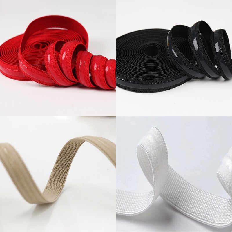 8/10/12/15/20mm Elastische Band Transparant Siliconen antislip Ondergoed Riem elastische Rubber Stretch Lint Kleding Naaien Accessoire