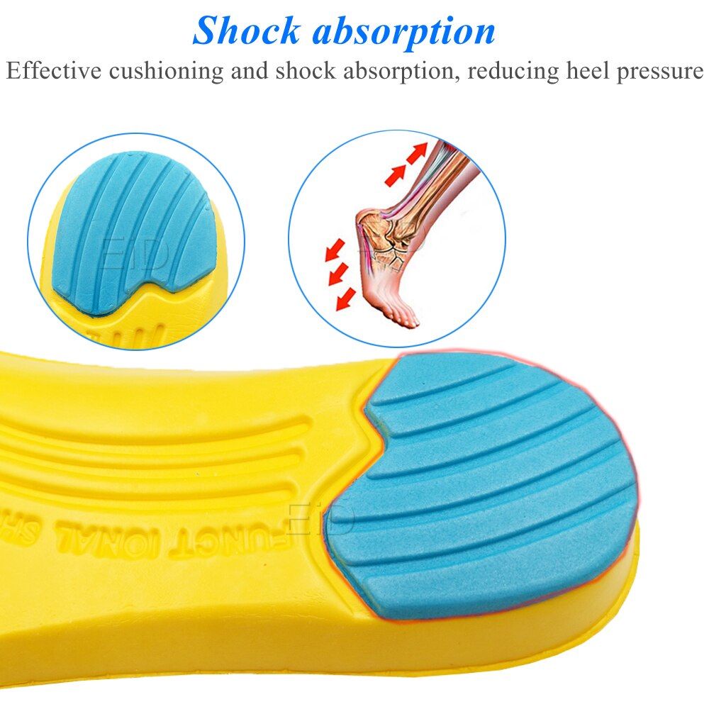 EiD Memory Foam Insoles For Shoes Sole Mesh Deodorant Breathable Cushion Running Insoles For Feet Man Women Orthotic Insoles