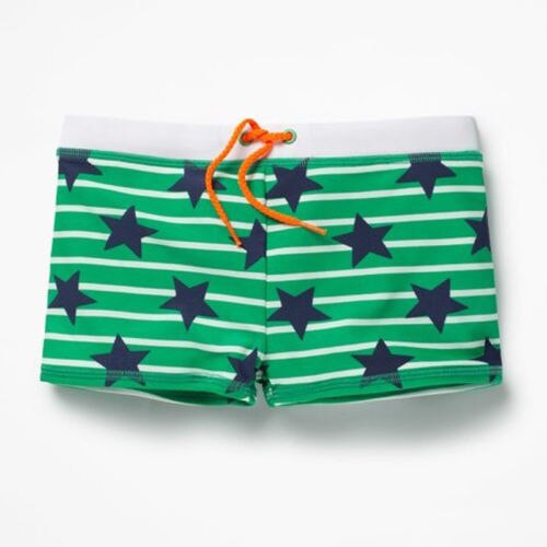 Brädshorts pojkar barn sommar strand badkläder simbadbyxor trunk randig storlek 1-6t