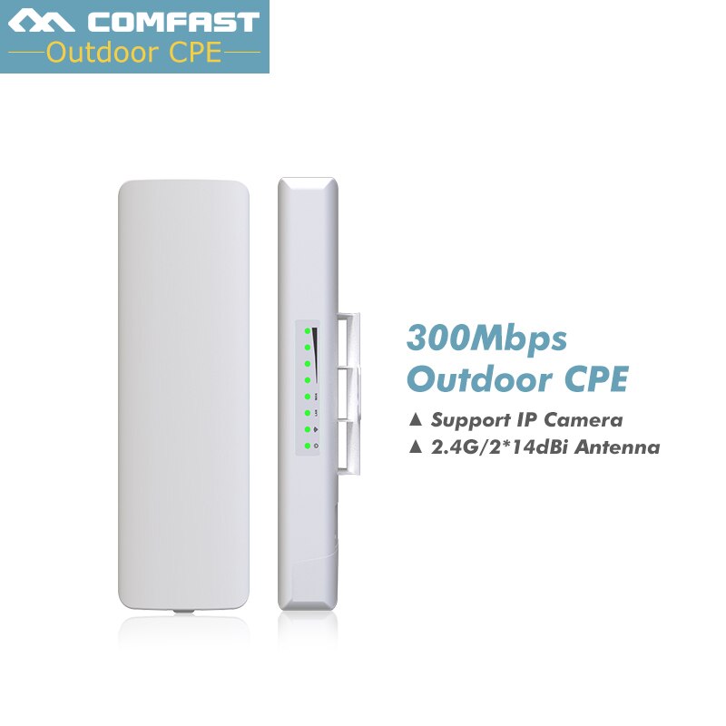 1-3Km Outdoor Wifi Cpe Comfast CF-E314N V2.0 Wifi Repeater 300Mbps 2.4G Wifi Ap Access Point draadloze Wifi Verlengen Cpe Router