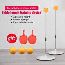 Pingpong Trainer Table Tennis Trainer Racquet Movement Athletics Stainless Steel Wood Table Tennis Practice Game Racket Play
