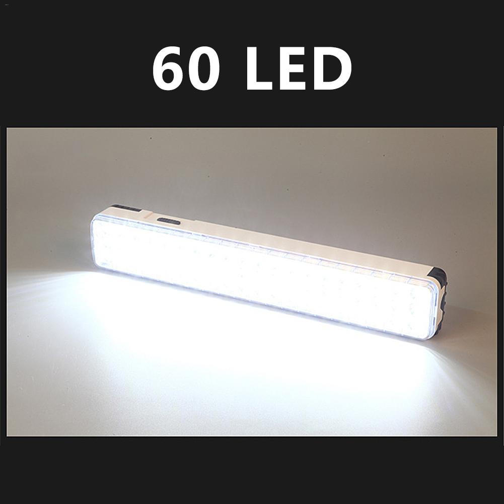 Linterna de emergencia recargable multifunción 30 LED resistente al agua, Mini lámpara de emergencia, 2 modos de iluminación para el hogar y el campo al aire libre: 60 LED
