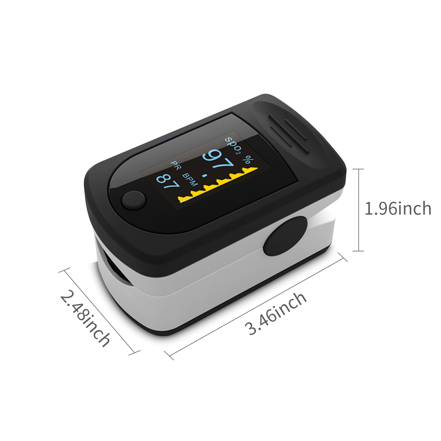 Portable Finger Oximeter Digital Fingertip Pulse Oximeter De Dedo OLED Display Blood Oxygen Sensor SpO2 Monitor Measurement