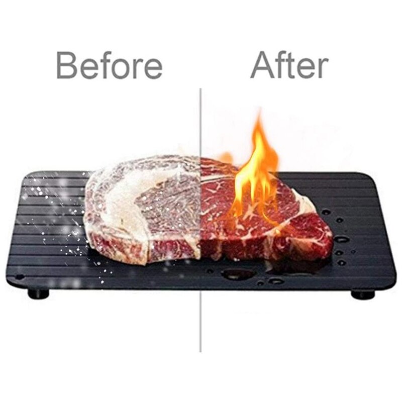 Frozen Food Fast Defrosting Tray Thaw Meat Fruit Quick Defrosting Plate Board Defrost Tool Kitchen Gadgets 3 Sizes
