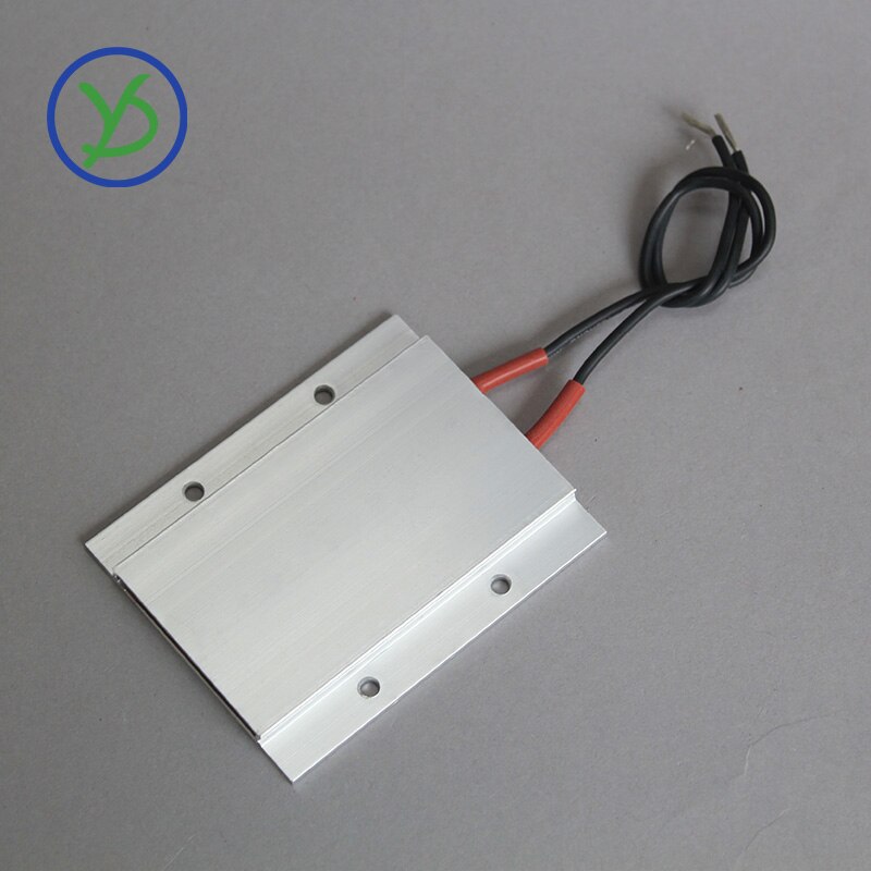 12V 70C AC/DC Thermostatic Heating element PTC heater incubator heater ceramic aluminum heater with shell 77*62mm