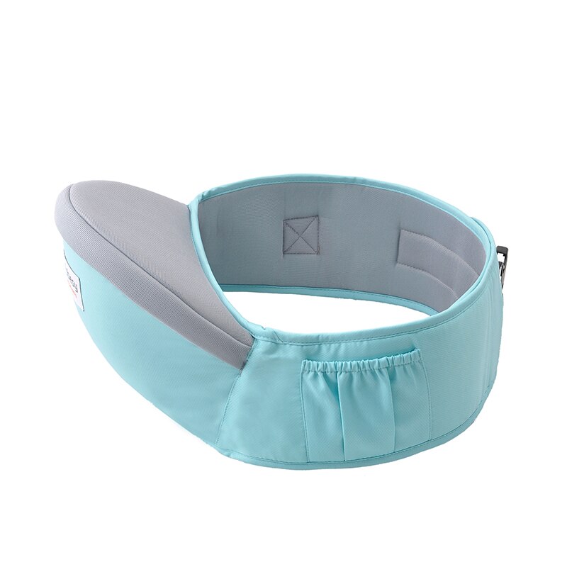 AINOMI Original coton porte-bébé taille tabouret marcheurs fronde tenir Hipseat ceinture hanche siège pour maman voyage infantile hanche siège: 1615Lightblue