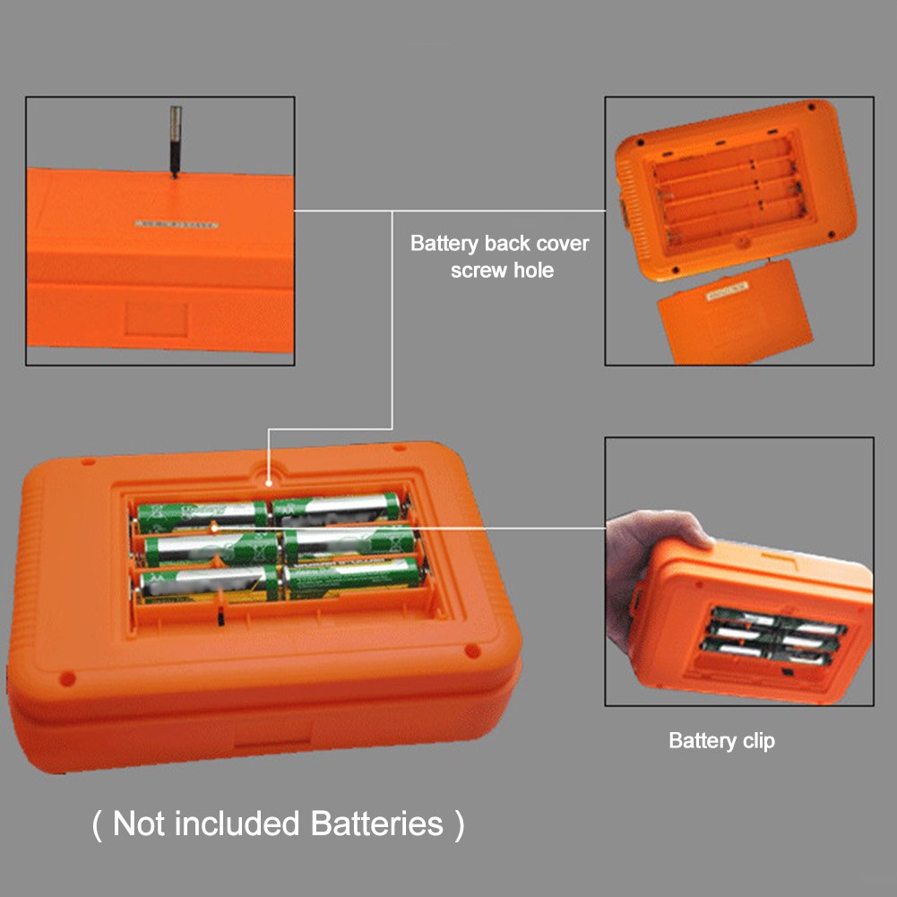 High Accuracy DCV ACV Meter Digital Display Insulation Resistance Tester Plastic Measuring Tool With Test Lead